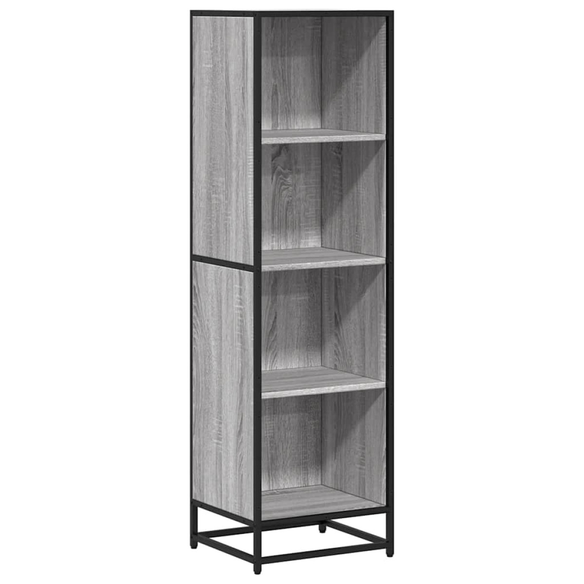 vidaXL Βιβλιοθήκη Γκρι Sonoma 40x35x139 εκ. από Επεξεργασμένο Ξύλο