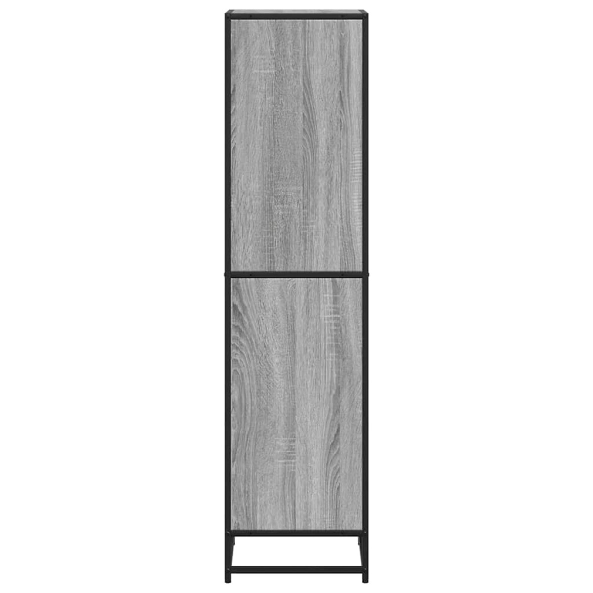 vidaXL Βιβλιοθήκη Γκρι Sonoma 40x35x139 εκ. από Επεξεργασμένο Ξύλο