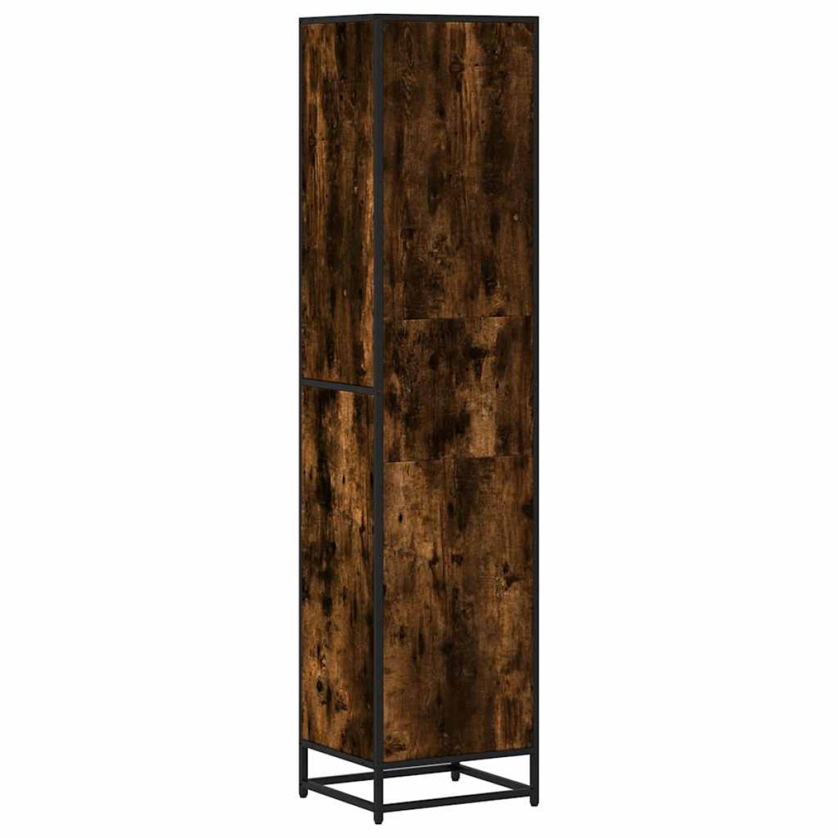 vidaXL Βιβλιοθήκη Καπνιστή Δρυς 40x35x170,5 εκ. από Επεξεργασμένο Ξύλο