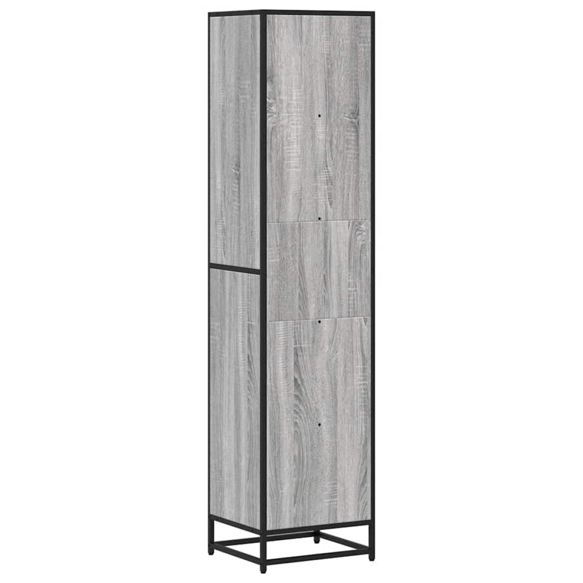 vidaXL Βιβλιοθήκη Γκρι Sonoma 40x35x170,5 εκ. από Επεξεργασμένο Ξύλο