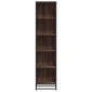vidaXL Βιβλιοθήκη Καφέ Δρυς 40x35x170,5 εκ. από Επεξεργασμένο Ξύλο