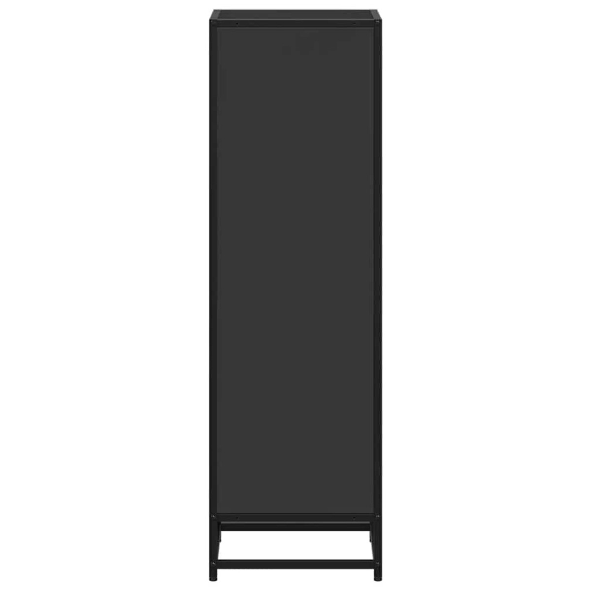 vidaXL Βιβλιοθήκη Μαύρο 33,5x33x107,5 εκ. από Επεξεργασμένο Ξύλο