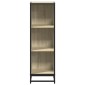 vidaXL Βιβλιοθήκη Sonoma Δρυς 33,5x33x107,5 εκ. Επεξεργασμένο Ξύλο
