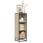 vidaXL Βιβλιοθήκη Sonoma Δρυς 33,5x33x107,5 εκ. Επεξεργασμένο Ξύλο