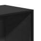 vidaXL Βιβλιοθήκη Μαύρο 65,5x33x107,5 εκ. από Επεξεργασμένο Ξύλο