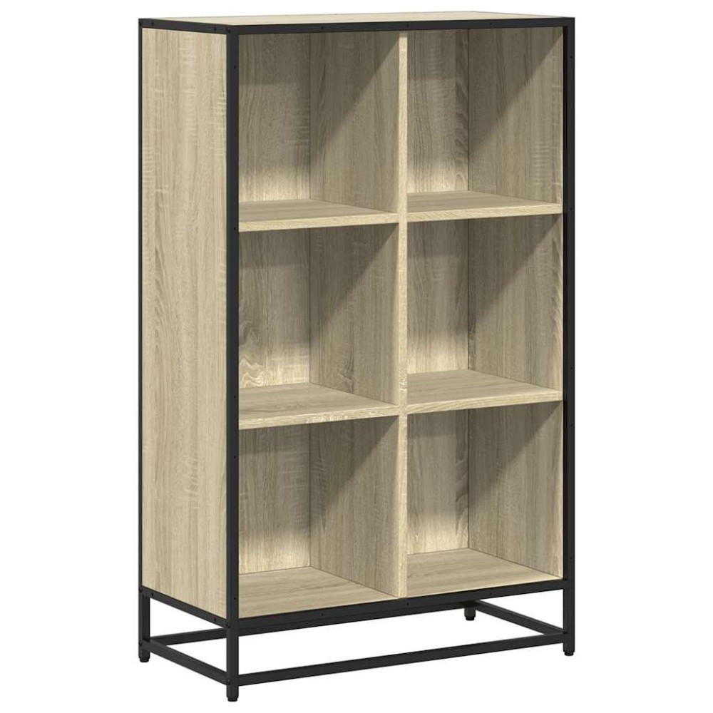 vidaXL Βιβλιοθήκη Χρώμα Sonoma Δρυς 65,5x33x107,5 εκ. Μοριοσανίδα