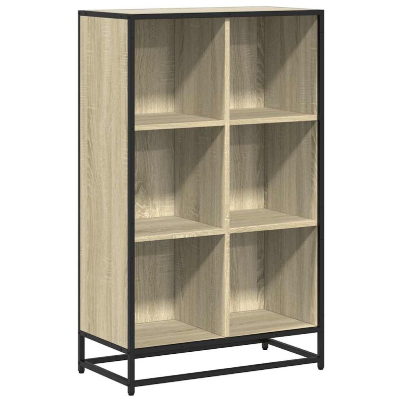 vidaXL Βιβλιοθήκη Χρώμα Sonoma Δρυς 65,5x33x107,5 εκ. Μοριοσανίδα