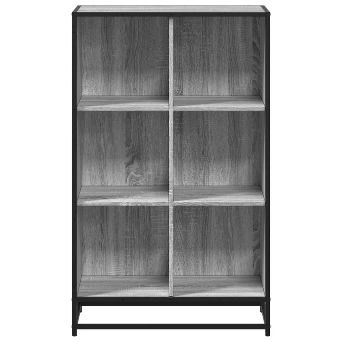 vidaXL Βιβλιοθήκη Γκρι sonoma 65,5x33x107,5 εκ. Επεξεργασμένο Ξύλο