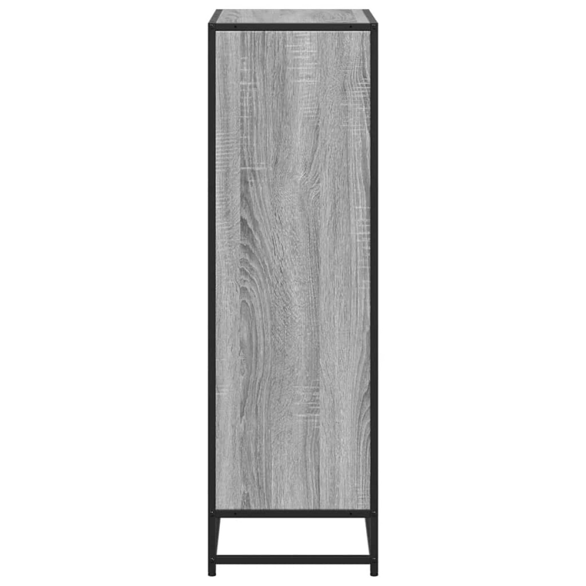 vidaXL Βιβλιοθήκη Γκρι sonoma 65,5x33x107,5 εκ. Επεξεργασμένο Ξύλο