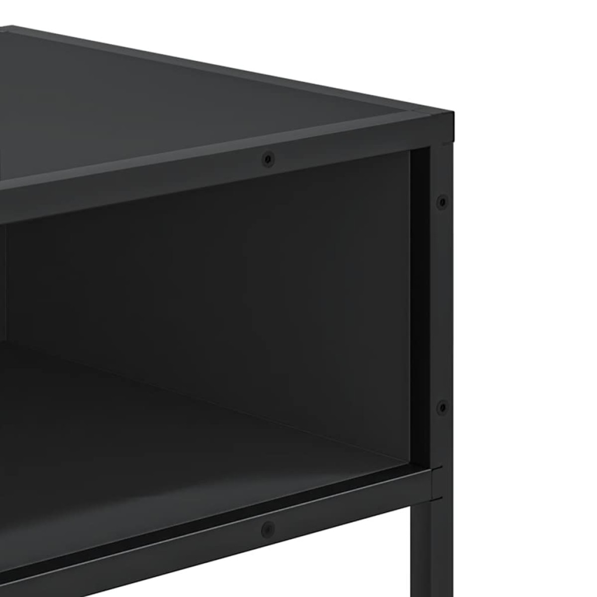 vidaXL Τραπέζι Κονσόλα Μαύρο 90x35x80 εκ. Επεξεργασμένο Ξύλο