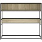 vidaXL Τραπέζι Κονσόλα Sonoma Δρυς 90x35x80 εκ. Επεξεργασμένο Ξύλο