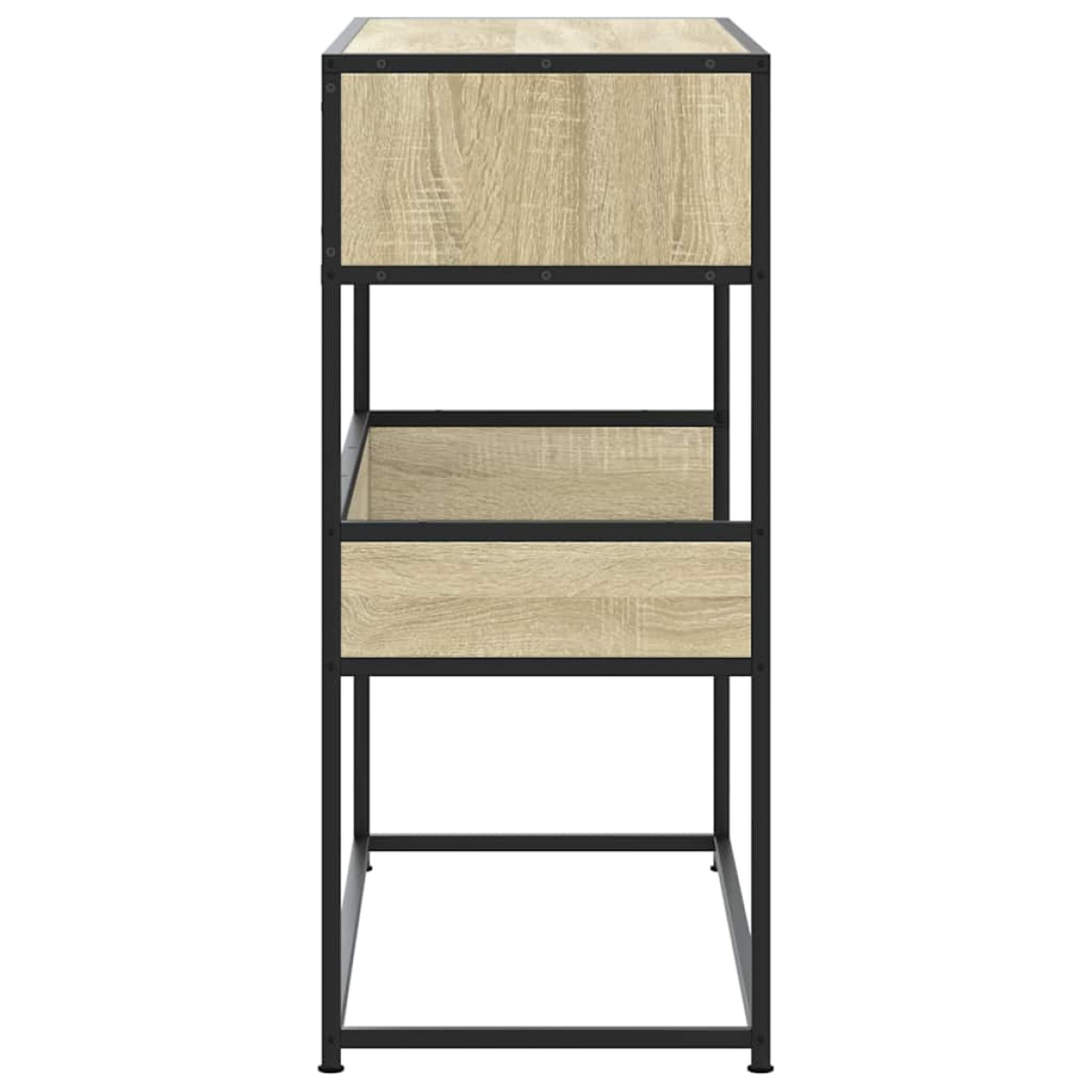 vidaXL Τραπέζι Κονσόλα Sonoma Δρυς 90x35x80 εκ. Επεξεργασμένο Ξύλο