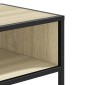 vidaXL Τραπέζι Κονσόλα Sonoma Δρυς 90x35x80 εκ. Επεξεργασμένο Ξύλο