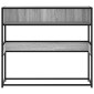 vidaXL Τραπέζι κονσόλας Γκρίζο Σονόμα 90x35x80 cm Ξύλινη κατασκευή