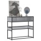 vidaXL Τραπέζι κονσόλας Γκρίζο Σονόμα 90x35x80 cm Ξύλινη κατασκευή