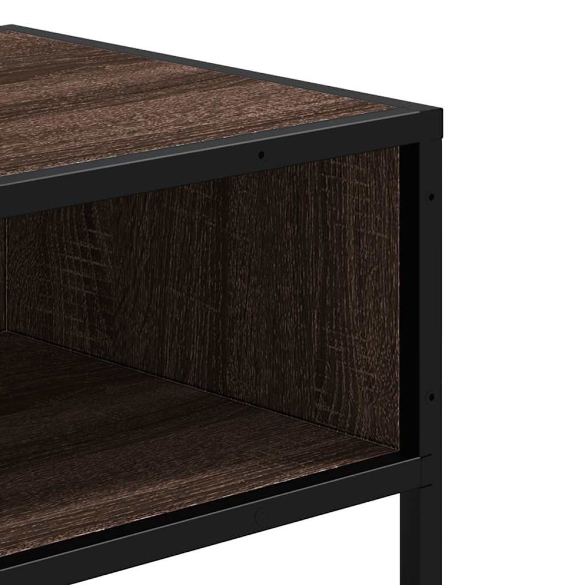 vidaXL Τραπέζι Κονσόλα Καφέ Δρυς 90x35x80 εκ. Επεξεργασμένο Ξύλο