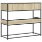 vidaXL Τραπέζι Κονσόλα Sonoma Δρυς 90x35x80 εκ. Επεξεργασμένο Ξύλο