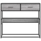vidaXL Τραπέζι κονσόλας Γκρίζο Σονόμα 90x35x80 cm Ξύλινη κατασκευή