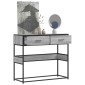 vidaXL Τραπέζι κονσόλας Γκρίζο Σονόμα 90x35x80 cm Ξύλινη κατασκευή