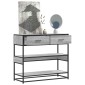 vidaXL Τραπέζι κονσόλας Γκρίζο Σονόμα 90x35x80 cm Ξύλινη κατασκευή