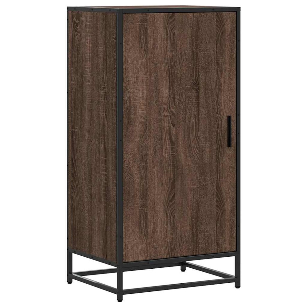 vidaXL Ράφι παπουτσιών καφέ δρυς 48x38x97,5 cm Κατασκευασμένο ξύλο