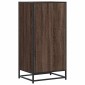 vidaXL Ράφι παπουτσιών καφέ δρυς 48x38x97,5 cm Κατασκευασμένο ξύλο