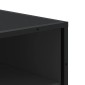 vidaXL Παπουτσοθήκη Μαύρο 48x38x97,5 εκ. από Επεξεργασμένο Ξύλο