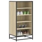 vidaXL Παπουτσοθήκη Sonoma Δρυς 48x38x97,5 εκ. από Επεξεργασμένο Ξύλο