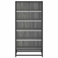 Ράφι παπουτσιών vidaXL Γκρι Sonoma 48x38x97,5 cm Κατασκευασμένο ξύλο