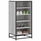 Ράφι παπουτσιών vidaXL Γκρι Sonoma 48x38x97,5 cm Κατασκευασμένο ξύλο
