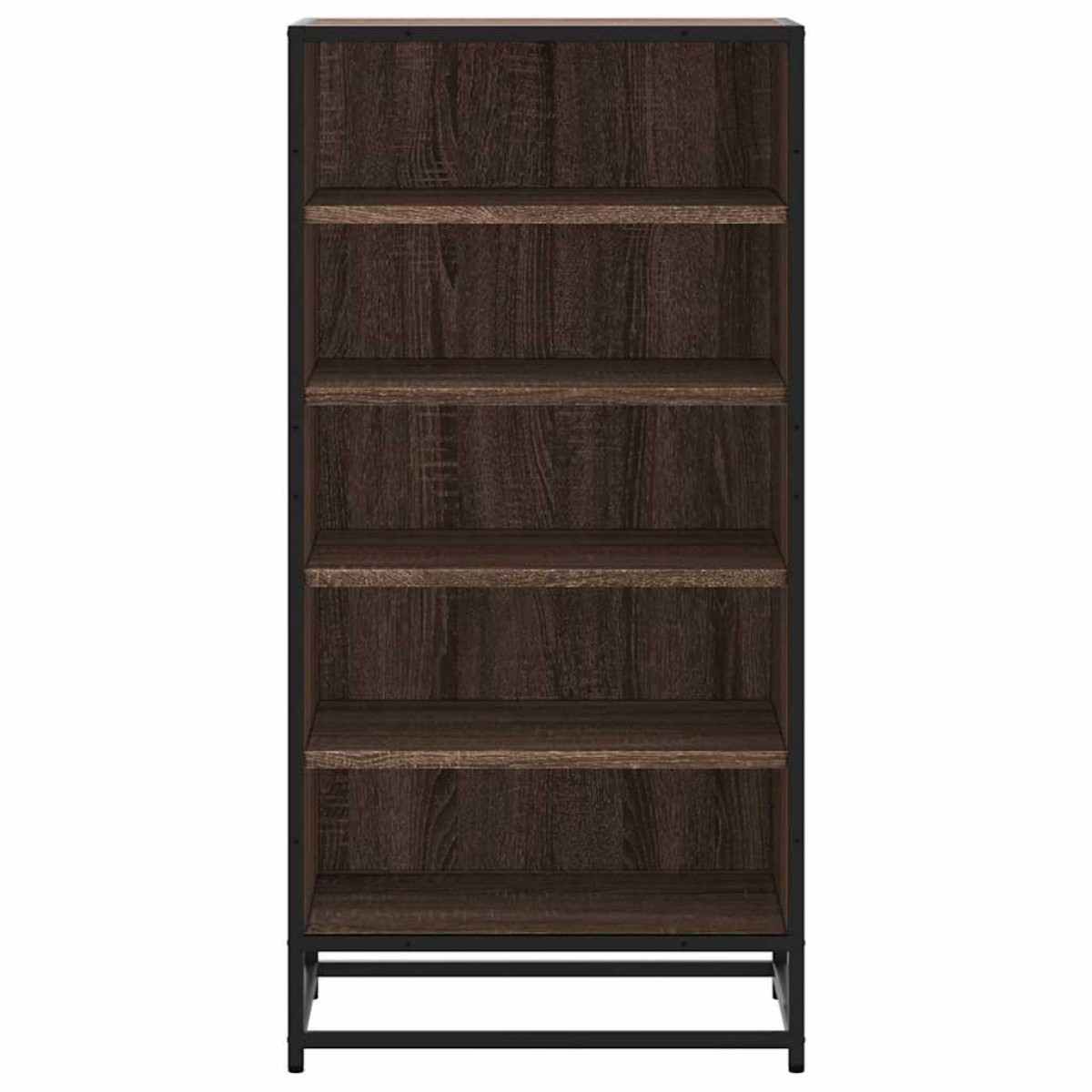 vidaXL Ράφι παπουτσιών καφέ δρυς 48x38x97,5 cm Κατασκευασμένο ξύλο