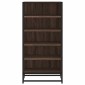 vidaXL Ράφι παπουτσιών καφέ δρυς 48x38x97,5 cm Κατασκευασμένο ξύλο