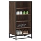 vidaXL Ράφι παπουτσιών καφέ δρυς 48x38x97,5 cm Κατασκευασμένο ξύλο