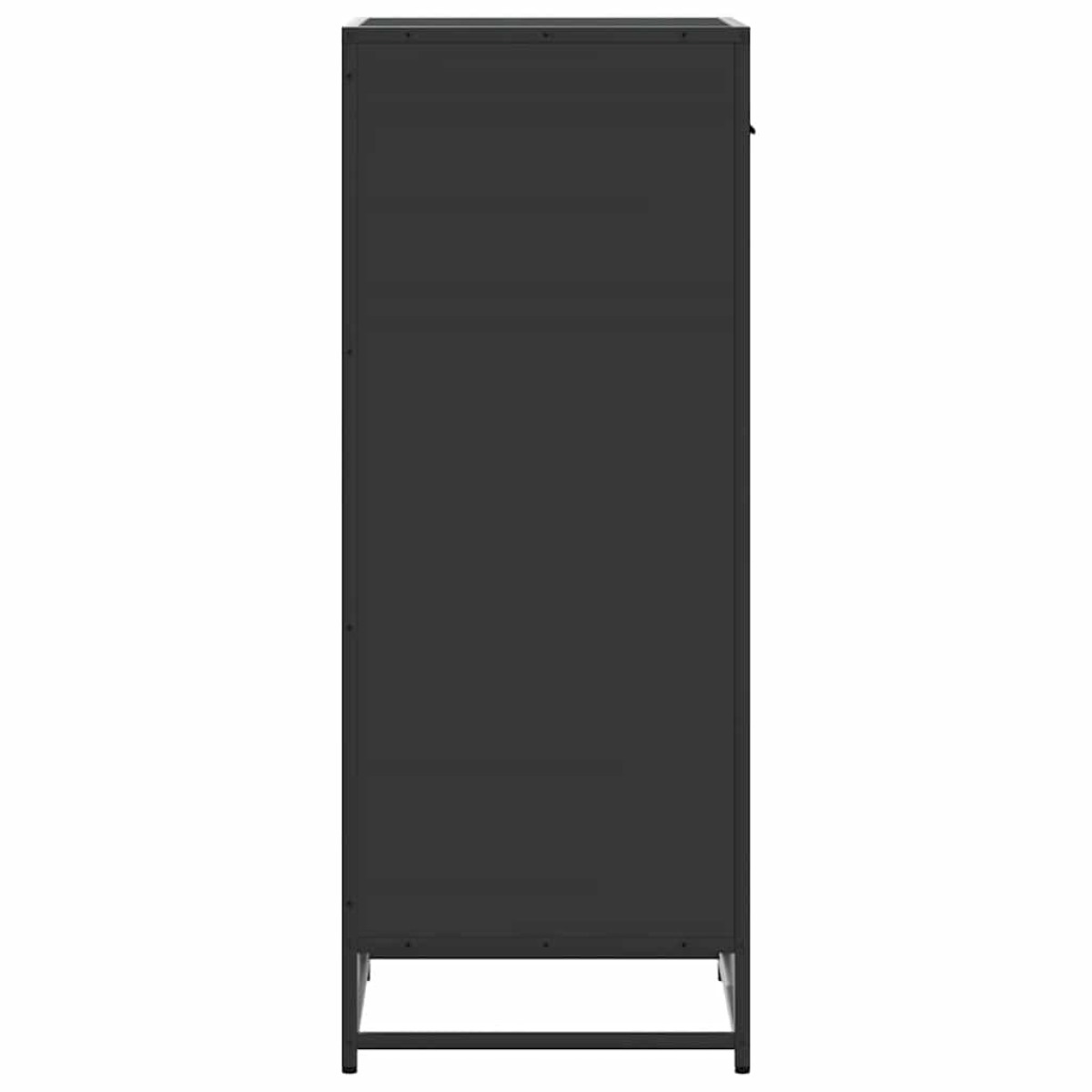 vidaXL Παπουτσοθήκη Μαύρο 48x38x97,5 εκ. από Επεξεργασμένο Ξύλο