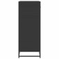 vidaXL Παπουτσοθήκη Μαύρο 48x38x97,5 εκ. από Επεξεργασμένο Ξύλο