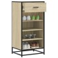 vidaXL Παπουτσοθήκη Sonoma Δρυς 48x38x97,5 εκ. Επεξεργασμένο Ξύλο
