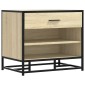 vidaXL Πάγκος παπουτσιών Δρυς sonoma 60x40x53,5 cm Επεξεργασμένο ξύλο