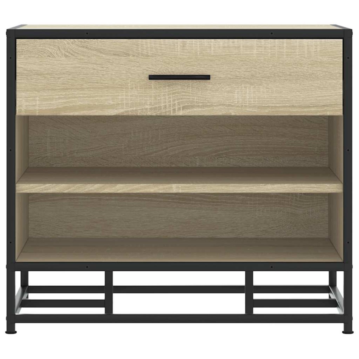 vidaXL Πάγκος παπουτσιών Δρυς sonoma 60x40x53,5 cm Επεξεργασμένο ξύλο
