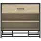 vidaXL Πάγκος παπουτσιών Δρυς sonoma 60x40x53,5 cm Επεξεργασμένο ξύλο