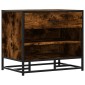 vidaXL Πάγκος παπουτσιών Δρυς Καπνιστό 60x40x53,5cm Επεξεργασμένο ξύλο