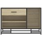 Πάγκος παπουτσιών vidaXL Sonoma Oak 80x40x53,5 cm