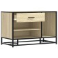 Πάγκος παπουτσιών vidaXL Sonoma Oak 80x40x53,5 cm