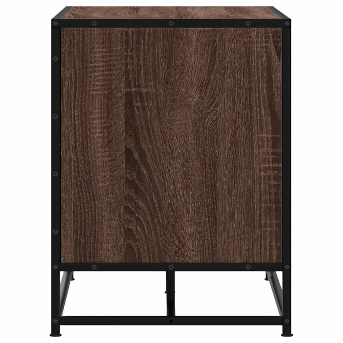vidaXL Πάγκος παπουτσιών καφέ δρυς 80x40x53,5 cm