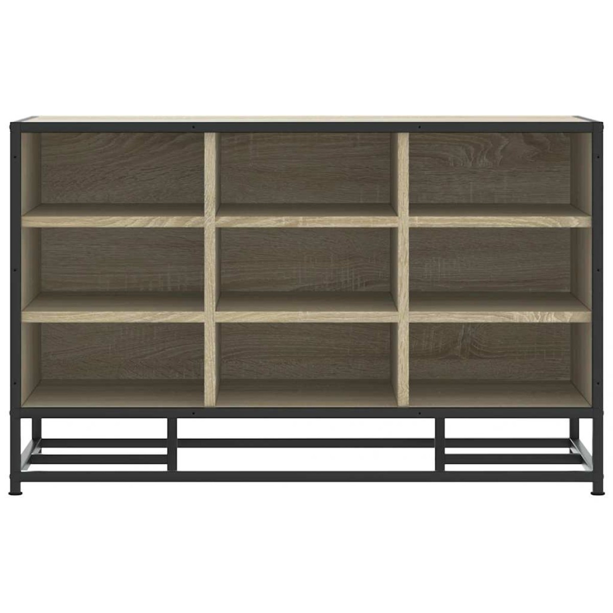 Πάγκος παπουτσιών vidaXL Sonoma Oak 84x40x53,5 cm