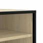 Πάγκος παπουτσιών vidaXL Sonoma Oak 84x40x53,5 cm