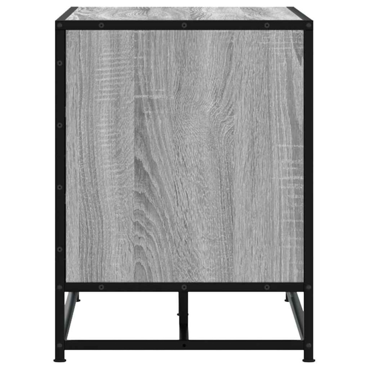 Πάγκος παπουτσιών vidaXL Γκρι Sonoma 84x40x53,5 cm