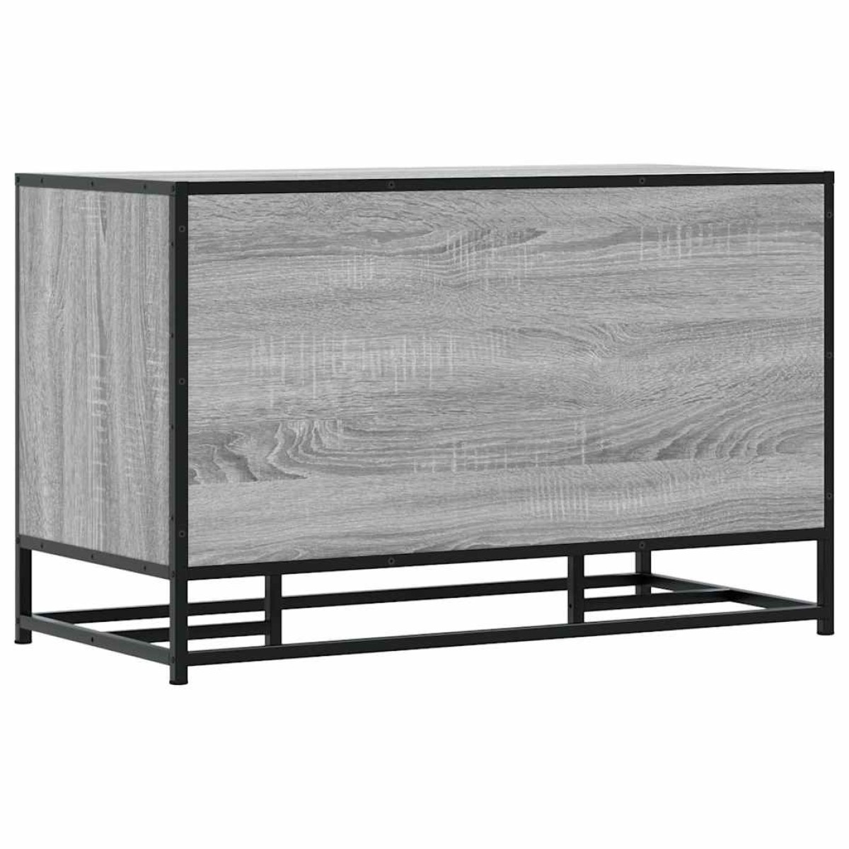 Πάγκος παπουτσιών vidaXL Γκρι Sonoma 84x40x53,5 cm