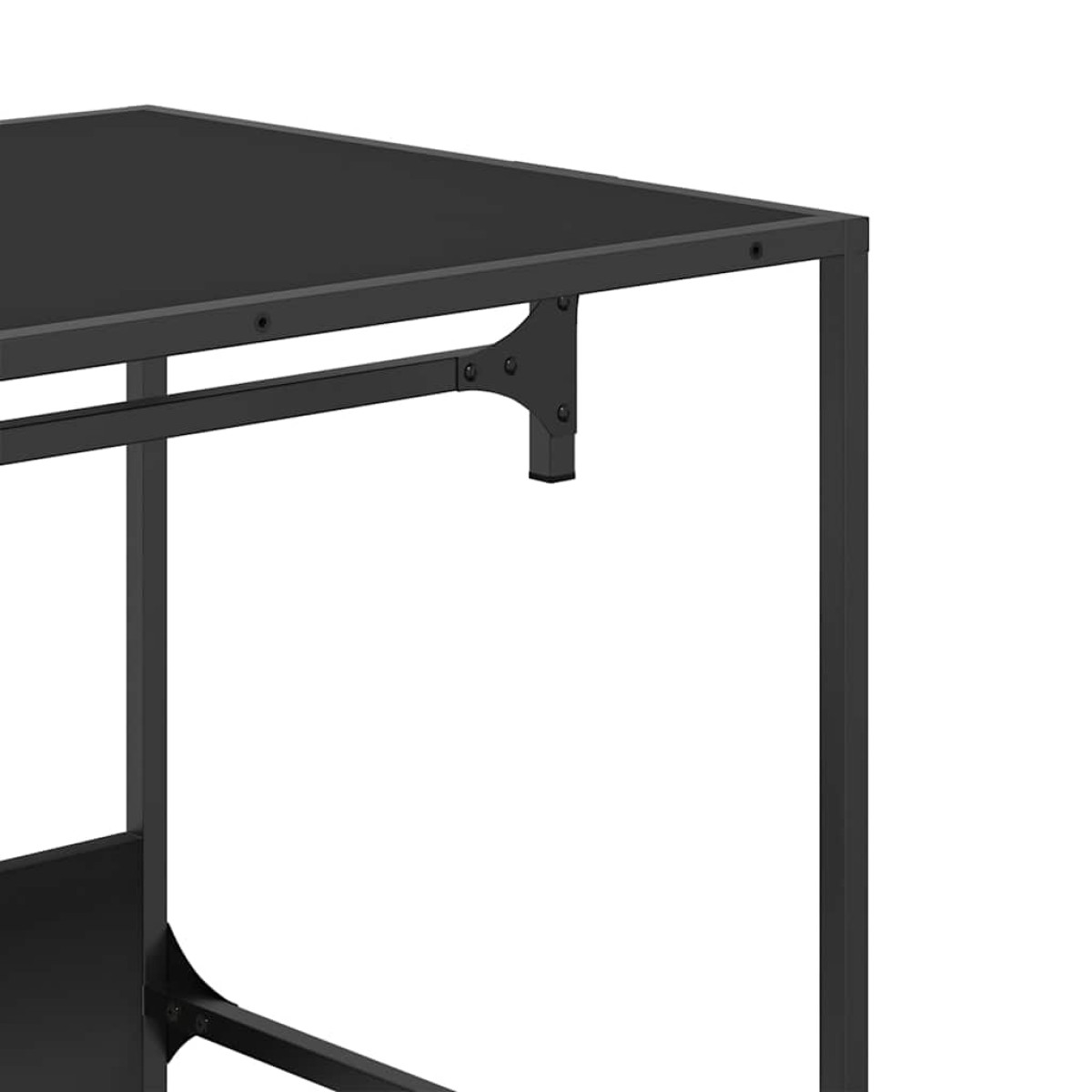 vidaXL Ντουλάπα Μαύρη 90 x 50 x 180 εκ. από Επεξ. Ξύλο