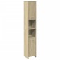vidaXL Στήλη Μπάνιου Sonoma Δρυς 30x30x183,5 εκ. Επεξεργασμένο Ξύλο