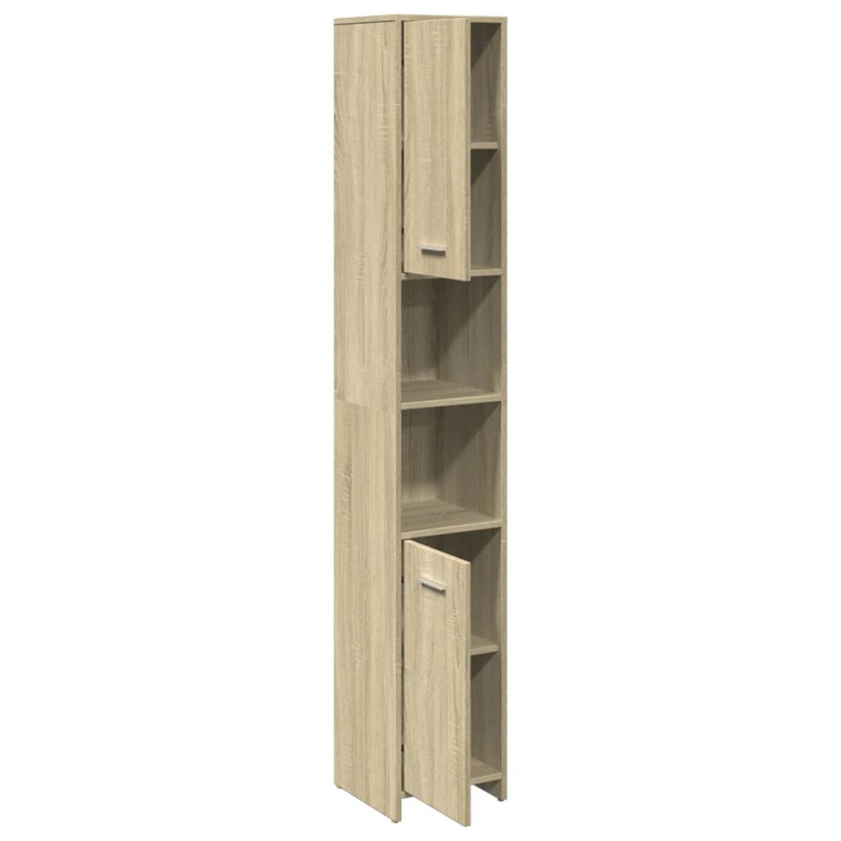 vidaXL Στήλη Μπάνιου Sonoma Δρυς 30x30x183,5 εκ. Επεξεργασμένο Ξύλο